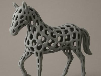 Hollow Horse Sculpture 