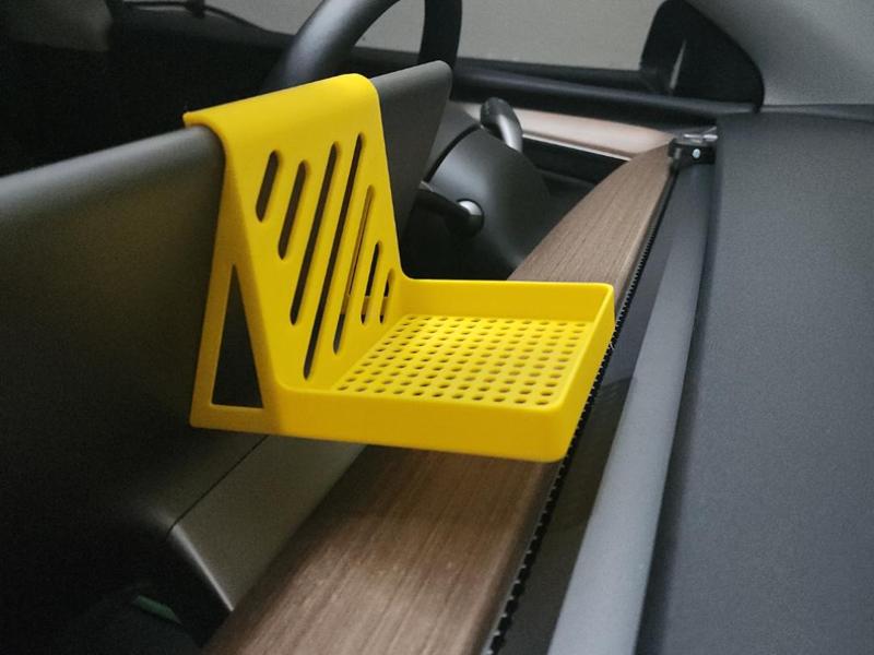Tesla Screen Mounted Tray