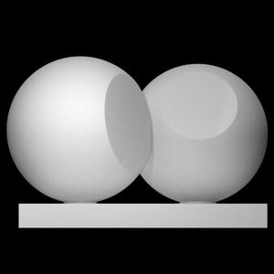 Two Spheres in Orbit