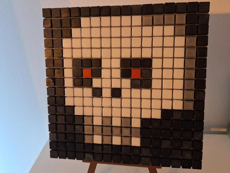 Pixel Art - Halloween Skull