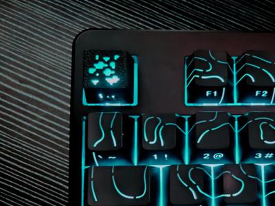 My World Diamond Ore Keycap