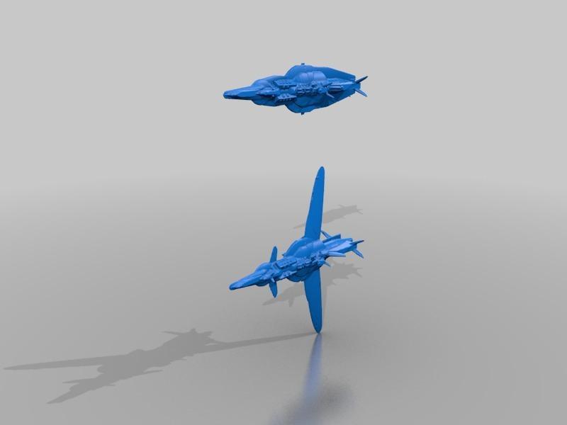 ROBOTECH TIROL STELLAR REPUBLIC COLONY PATROL CRUISER