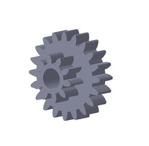 This set includes 7 gears with the following reduction ratios: ⚙️ 10/15, 1/2, 1/3, 10/25, 10/35, 1/4, 1/5