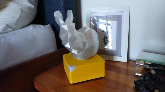 Low Polygon Rabbit Bedside lamp