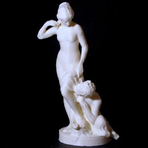 Faun removing a Nymph's Shoes