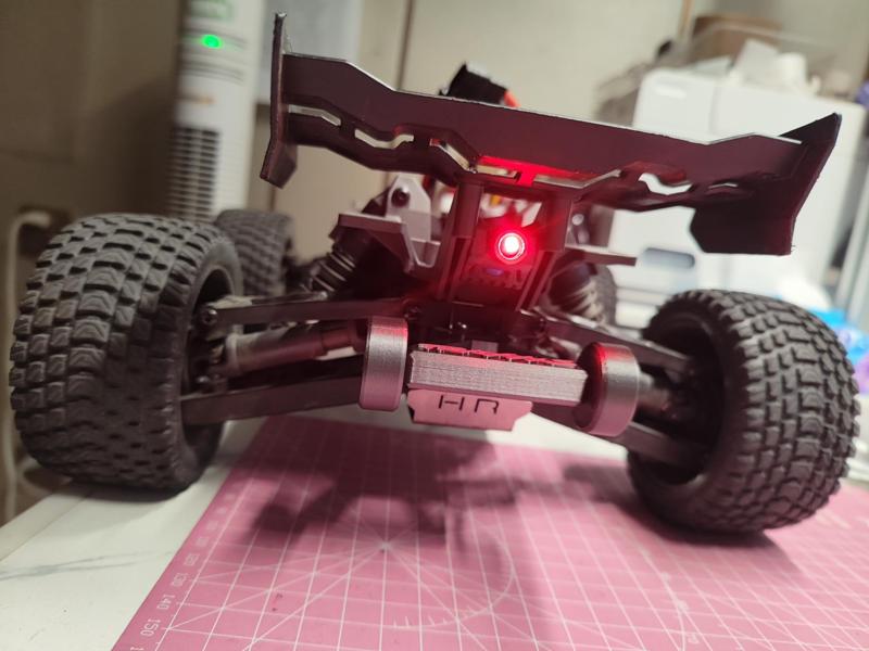 Traxxas MINI XRT taillight mount, easy installation, simple accessory purchase