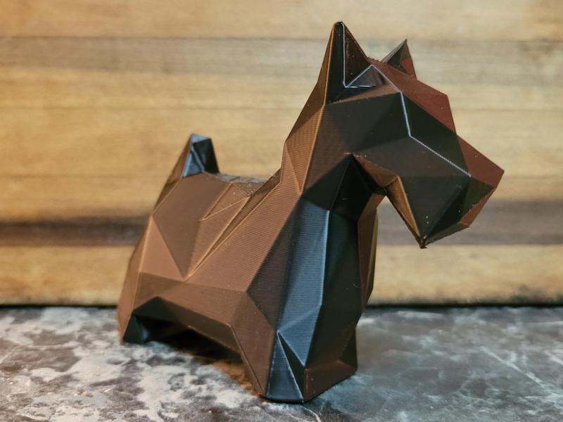 Low Polygon Scottish Terrier