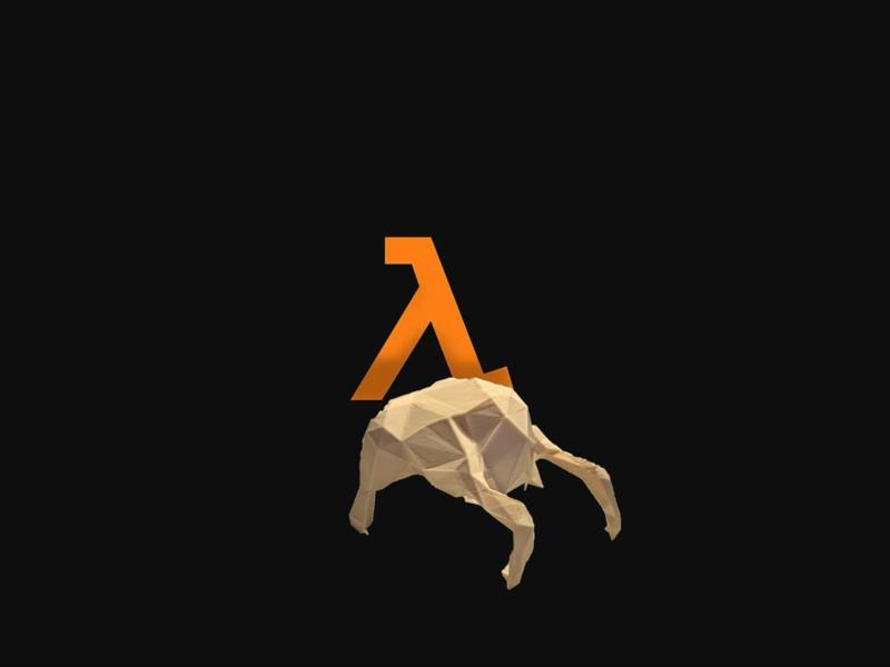Low Poly Pet Head Crab Half-Life 1
