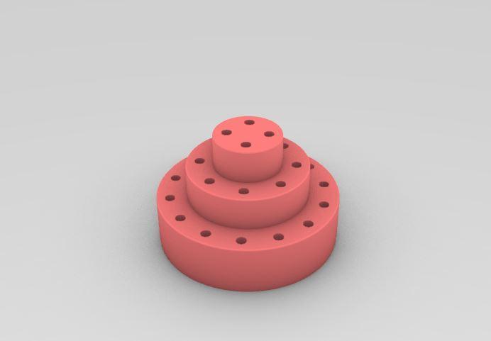 Circular burr holder