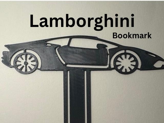Lamborghini Bookmark