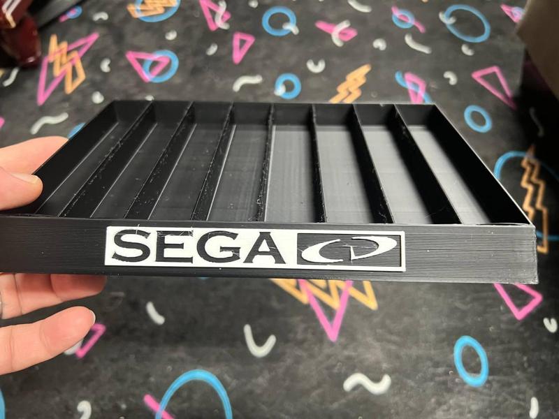 8 Slot Sega CD Display Stand Games Holder