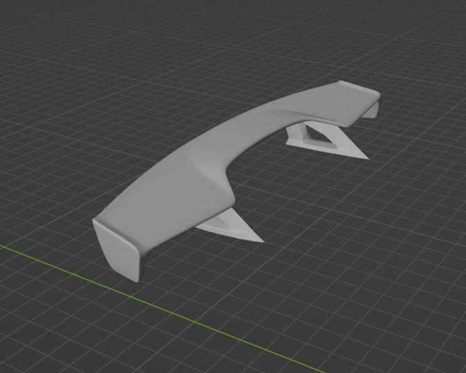 Bespoke Angled Rear Wing