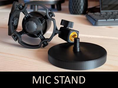 Microphone Stand with 3/8" Thread
