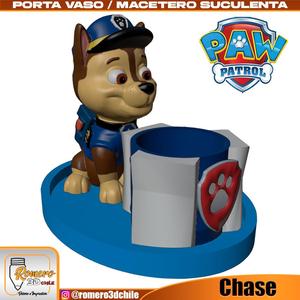 Chase / PAW Patrol Cup Holder / Succulent Planter