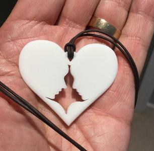 Heart Couple Pendant