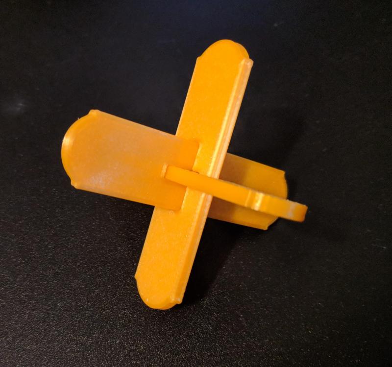 Hoffman's Cross Keys Puzzle