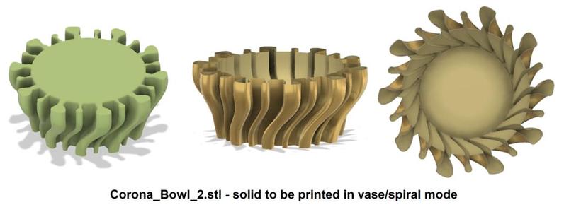 Corona Bowl (Spiral / Vase Mode)