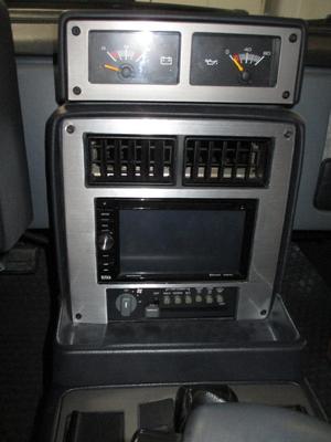 Fiero climate control relocation for double DIN radio