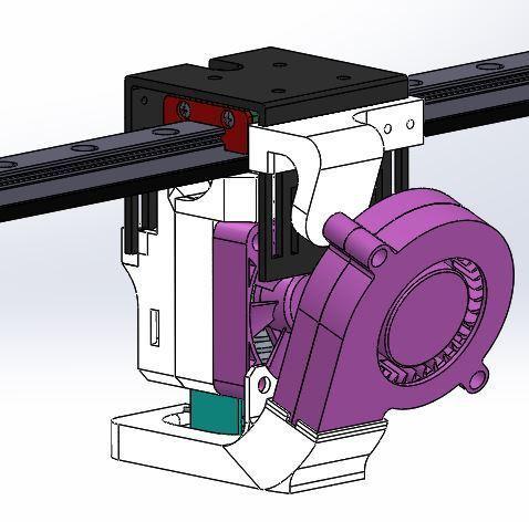 E3D V6 upgrade for the Sapphire Pro V2