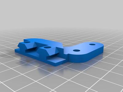 Y_axis Ender 3 pressed gear damper mount