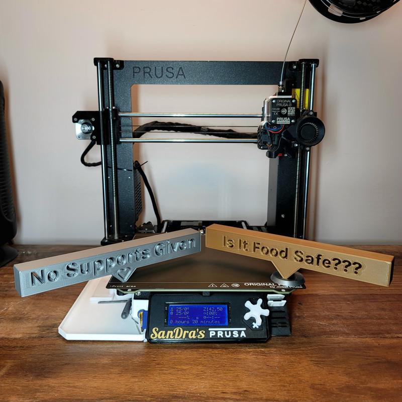 Simple Balancing Customizable Name Plate