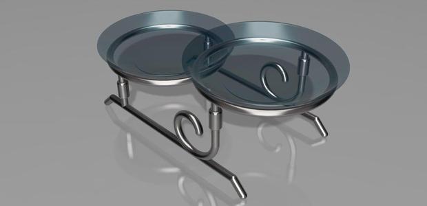 Snack Tray Stand