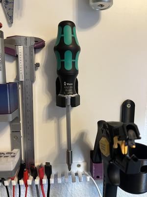 Wera Ratcheting Screwdriver Wall Mount