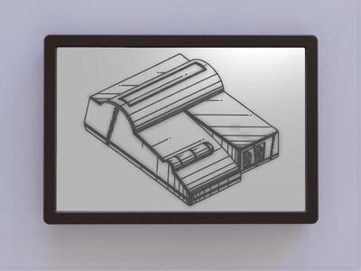 NES-101 Console Patent Art