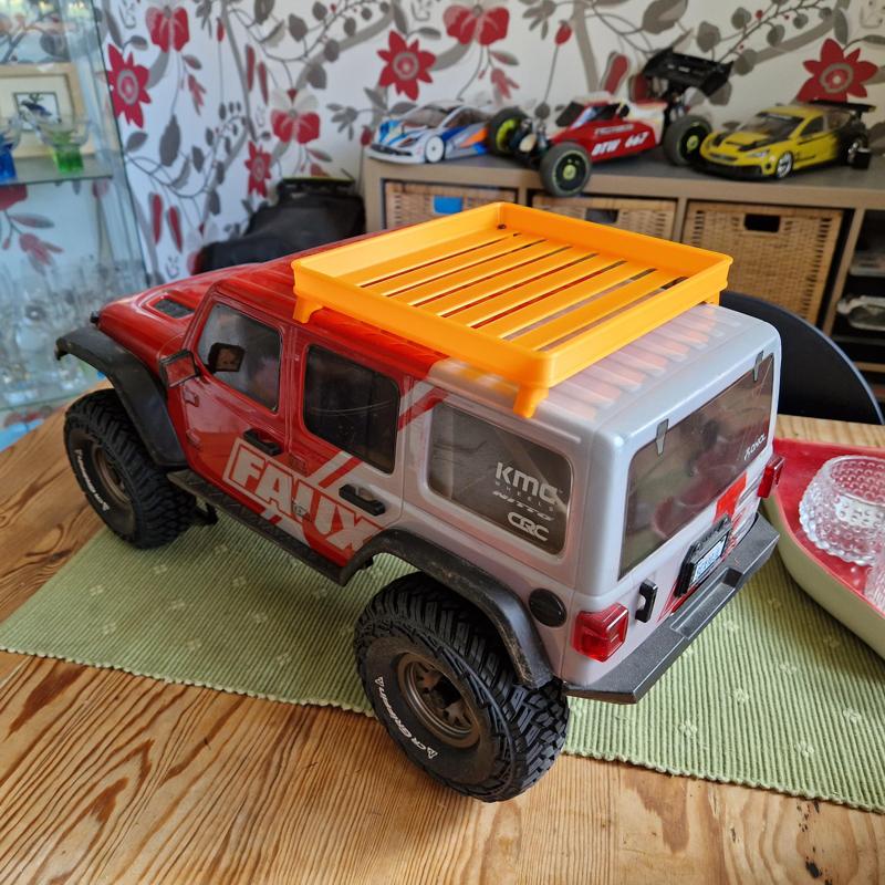 Roof Rack For AXIAL SCX10 III Jeep JLU Wrangler v2 Rc Crawler