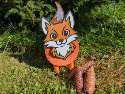 ToiFox Toilet Paper Holder Fox Bathroom Toilet Paper