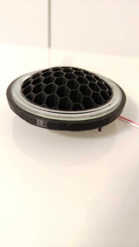 100mm air duct with daytime running lights for Mazda MX5 NB2 for front fog light hole replacement