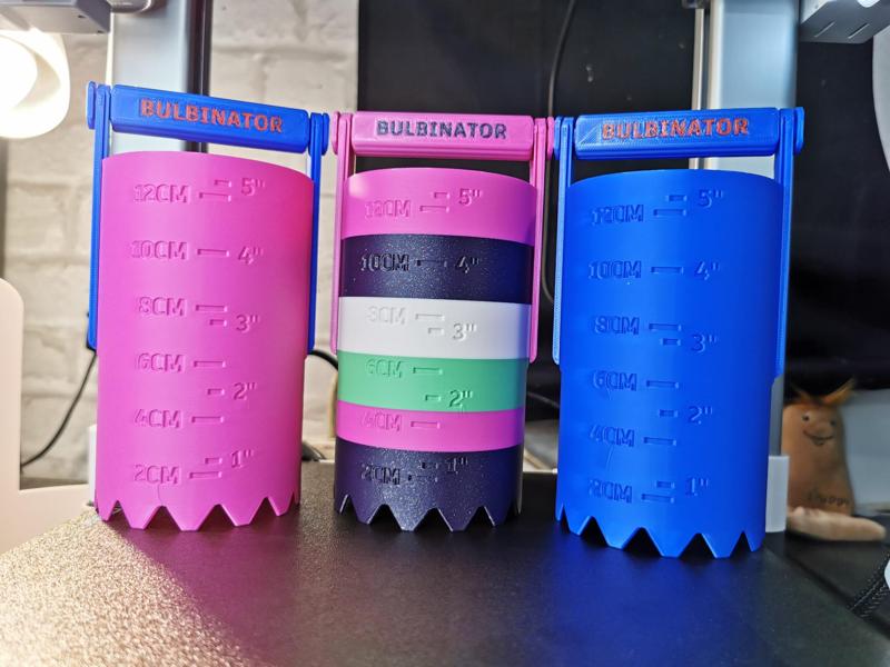 BULBINATOR - 3D Printed Bulb Planter