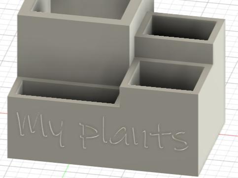 My plants plant pot