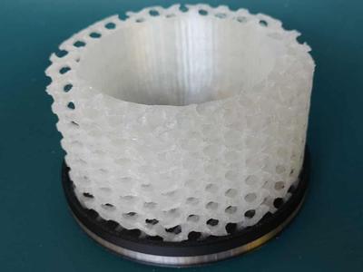 Circular Schwarz D Texture Planter