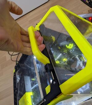 Voron v0 collapsible handle