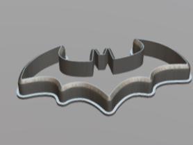 Batman Dark Knight logo cookie cutter