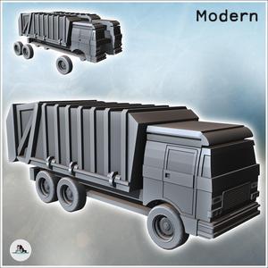 Modern Dump Truck with Front Cab (8) - Cold Era Modern Warfare Conflict World War 3 RPG  Post-apo WW3 WWIII