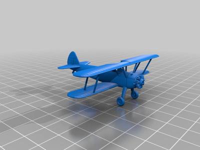 Stearman Kaydet 1:120 scale