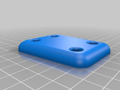 Arrma 6S rear skid plate