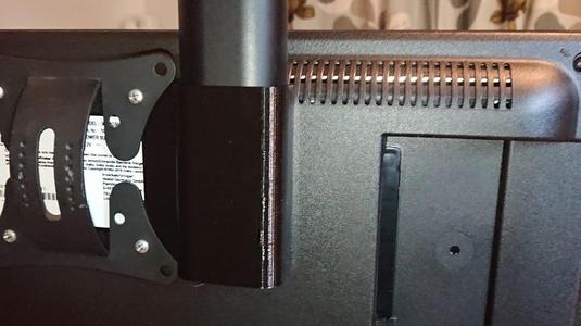 TV Remote holder for VESA 75mm caravan set
