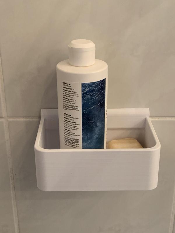 soap tray with hidden mount/screw