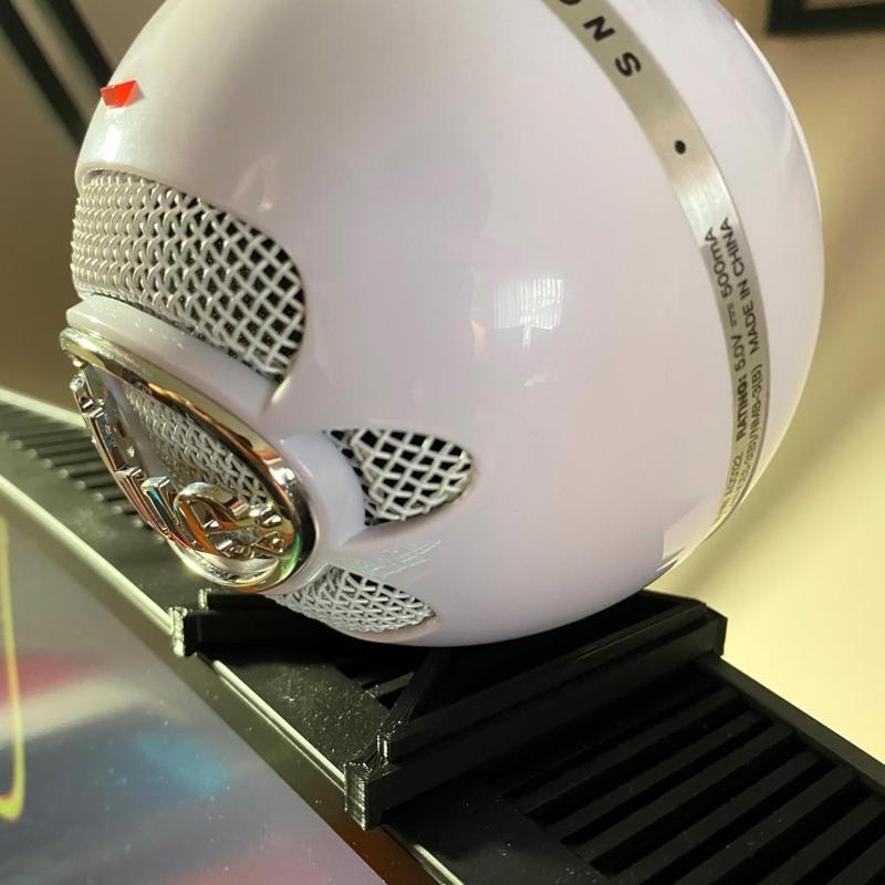 Snowball Microphone Mount for Alienware AW3418DW