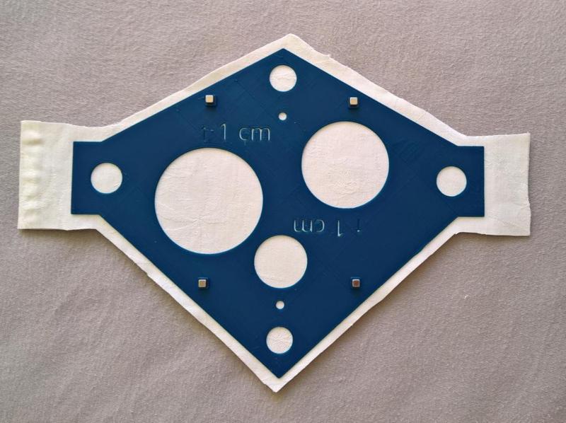 Template for cutting soft fabric
