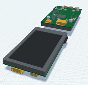 Waveshare 3.5 inch HDMI Touch Screen Mockup
