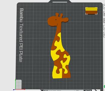 Puzzle Giraffe for Kids