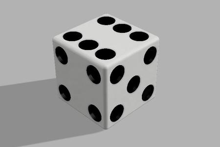 D6 dice 20mm