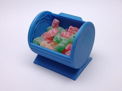 Print-in-Place Roll-Top Snack Box