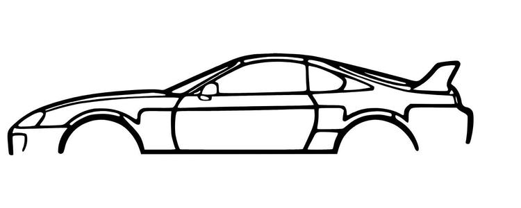 Supra MK4 Silhouette