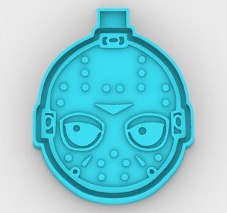 Jason Voorhees head- horror halloween 020302 - freshie mold - STL for silicone mold