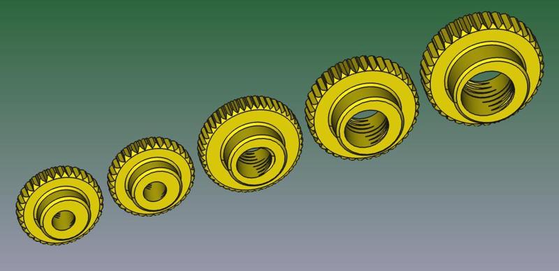 Steckmutter Satz M5-M12